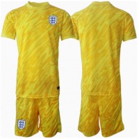 Dres Engleska Golmanski Gostujuci za djecu EP 2024 Kratak Rukav (+ kratke hlače)